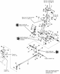 Steering Group - Mechanical - Mfg No 1691017 Diagram and Parts List for 1691168  Simplicity Lawn Tractor