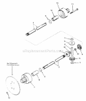 Peerless Differential Model 100-058 Diagram and Parts List for 1691279  Simplicity Lawn Tractor