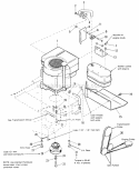 Engine Group Diagram and Parts List for 1691279  Simplicity Lawn Tractor
