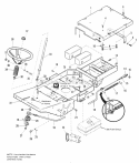Part Location Diagram of 1701700 Simplicity Clamp, Steering Cable