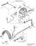 Part Location Diagram of 1674218SM Simplicity Hose, Hyd., Return