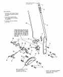 Lift Lever  Cable Group Diagram and Parts List for 1690485  Simplicity Lawn Tractor