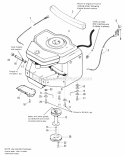 Engine Group Diagram and Parts List for 1691445  Simplicity Lawn Tractor