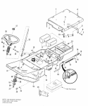 Part Location Diagram of 1678424 Simplicity Retainer, Steering Cable