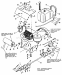 Engine Exhaust  Drive Shaft Group - 7116 Diagram and Parts List for 1690489  Simplicity Lawn Tractor
