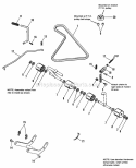 36 Roller  Misc Group Diagram and Parts List for 1691176  Simplicity Lawn Tractor