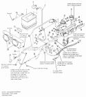 Electrical Group (16Hp) Diagram and Parts List for 1691383  Simplicity Lawn Tractor