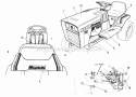 Decal Group (All Tractors  Mowers) Diagram and Parts List for 1691555  Simplicity Lawn Tractor