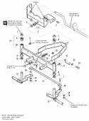 Front Axle Group Diagram and Parts List for 1691555  Simplicity Lawn Tractor