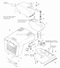 Hood Grille  Dash Group Diagram and Parts List for 1691555  Simplicity Lawn Tractor