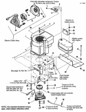 Engine Group - 12Hp Diagram and Parts List for 1691655  Simplicity Lawn Tractor