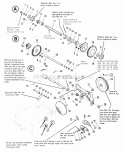 Traction Drive Group Diagram and Parts List for 1691374  Simplicity Snow Blower