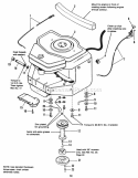 Engine Group Diagram and Parts List for 1691228  Simplicity Lawn Tractor