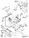 Electrical Group Diagram and Parts List for 1691503  Simplicity Lawn Tractor
