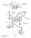 Part Location Diagram of 1702394 Simplicity Support Assembly., Brake/Clutch