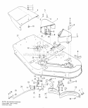 42  48 Mower Housing Group Diagram and Parts List for 1691625  Simplicity Lawn Tractor