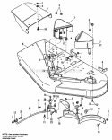42  48 Mower Housing Group Diagram and Parts List for 1691826  Simplicity Lawn Tractor