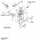 Brake  Clutch Group Diagram and Parts List for 1691824  Simplicity Lawn Tractor