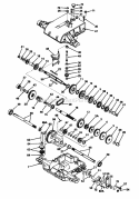 Peerless Transaxle Model 801-059 Diagram and Parts List for 1691891  Simplicity Lawn Tractor