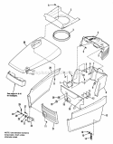 Hood Grille  Dash Group Diagram and Parts List for 1691799  Simplicity Lawn Tractor