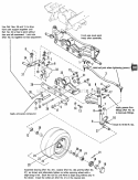 Front Axle Group - Mfg Nos 1691924 1691926 1691928  1691953 Diagram and Parts List for 1691925  Simplicity Lawn Tractor
