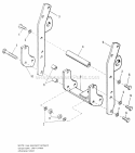 Draw Bar Group Diagram and Parts List for 1691383  Simplicity Lawn Tractor