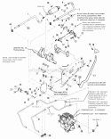 Lift Group - Hydraulic Diagram and Parts List for 1691958  Simplicity Lawn Tractor