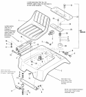 Part Location Diagram of 1707511 Simplicity PLATE, Seat