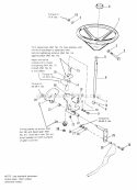 Steering Group Diagram and Parts List for 1691383  Simplicity Lawn Tractor