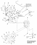 Engine Group Diagram and Parts List for 1691973  Simplicity Lawn Tractor