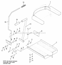 Control Lever Diagram and Parts List for 1691973  Simplicity Lawn Tractor