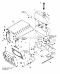 Hood Grille  Dash Group Diagram and Parts List for 1692054  Simplicity Lawn Tractor