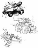 Decal Group - Early Models Diagram and Parts List for 1692045  Simplicity Lawn Tractor