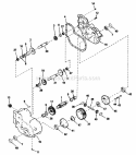 Peerless Transaxle Model 2600-002 Diagram and Parts List for 1692137  Simplicity Lawn Tractor