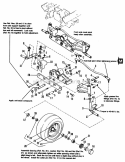 Front Axle Group Diagram and Parts List for 1692139  Simplicity Lawn Tractor