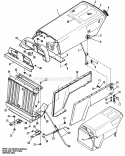 Hood  Grille Group Diagram and Parts List for 1692139  Simplicity Lawn Tractor