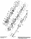 Steering Unit Group Power Diagram and Parts List for 1692139  Simplicity Lawn Tractor