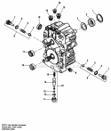 Hydro Pump Service Parts - Sunstrand Model Bdu-10S-114 Diagram and Parts List for 1692156  Simplicity Lawn Tractor