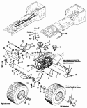 Transmission Group 1 - Hydro GearAgrifab Model 219-1010S Diagram and Parts List for 1692156  Simplicity Lawn Tractor