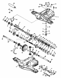 Gear Transaxle Service Parts - Peerless Model 930-039 Diagram and Parts List for 1692161  Simplicity Lawn Tractor