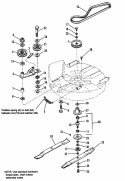 Part Location Diagram of 1706290ASM Murray BLADE-MOWER BLACK
