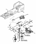 Part Location Diagram of 1709789 Simplicity Idler Arm Assembly.