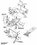 Front Axle Group Diagram and Parts List for 1692156  Simplicity Lawn Tractor