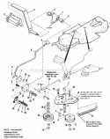 Foot Controls Group - Gear Model Diagram and Parts List for 1692287  Simplicity Lawn Tractor