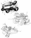 Decal Group - Agco Allis Models Diagram and Parts List for 1692266  Simplicity Lawn Tractor