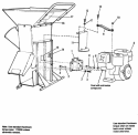 Engine  Drive Group - Models 512  812 Diagram and Parts List for 1692335  Simplicity Chipper Shredder