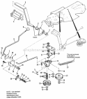 Part Location Diagram of 1709903SM Simplicity Idler Arm Assembly.