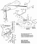 Part Location Diagram of 1709978 Simplicity Shift Lever Assembly.
