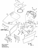 Part Location Diagram of 1713301 Simplicity Air Duct (Gear Models Only)