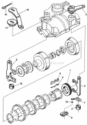 Transmission Range Shift Assembly Diagram and Parts List for 1692371  Simplicity Chipper Shredder